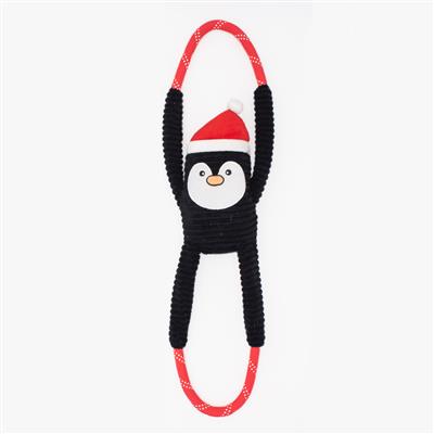 Holiday RopeTugz® - Penguin - Christmas Dog Toy