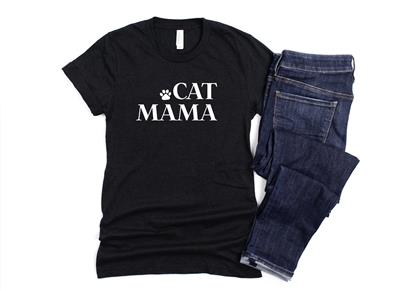 CAT MAMA Shirt | People Shirts | Printed Tshirt | Human Dog Gear | Unisex