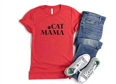 CAT MAMA Shirt | People Shirts | Printed Tshirt | Human Dog Gear | Unisex