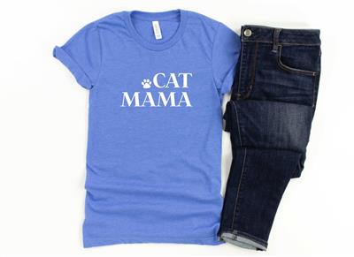 CAT MAMA Shirt | People Shirts | Printed Tshirt | Human Dog Gear | Unisex