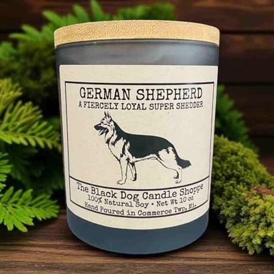 German Shepherd Dog Breed Candle