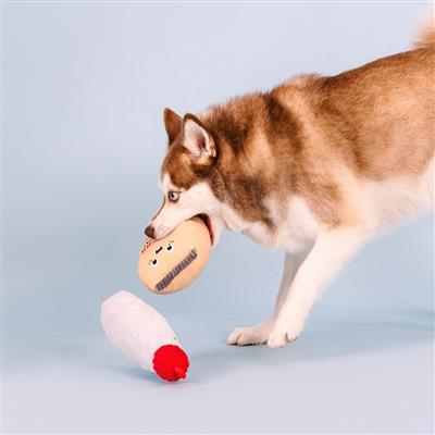 Burn Baby Burn Plush Dog Toys Set of 2