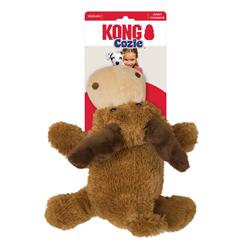 KONG Cozie Marvin Moose Plush Dog Toy Brown 1ea/XL