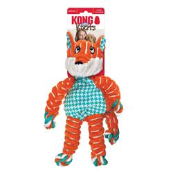 KONG Floppy Knots Fox Dog Toy Multi-Color 1ea/MD/LG