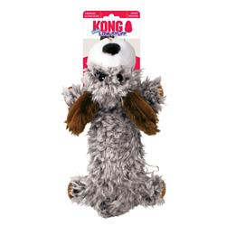KONG Low Stuff Scruffs Plush Dog Toy Dark Brown 1ea/LG
