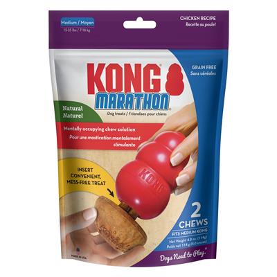KONG Marathon Dog Treats Chicken 1ea/2 pk, MD