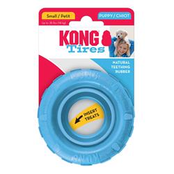 KONG Puppy Tires Dog Toy Assorted 1ea/SM