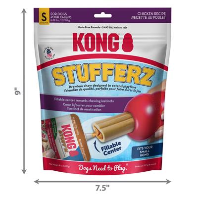 KONG Stufferz Dental Dog Chew Chicken 1ea/SM