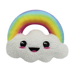 PLUSH CLOUD PET ROPE TOY W/ SQUEAKER