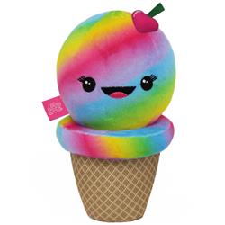 PLUSH ICE CREAM ROPE TOY W/ SQUEAKER