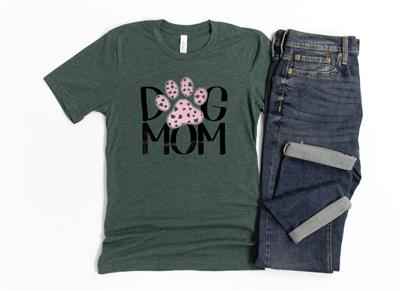 DOG MOM Shirt | People Shirts | Printed Tshirt | Human Dog Gear | Unisex