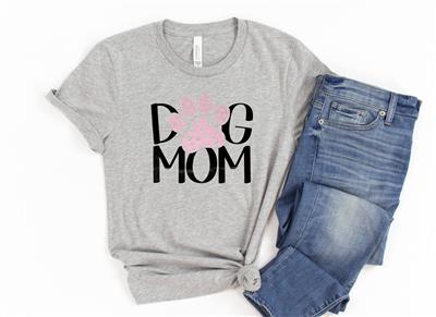 DOG MOM Shirt | People Shirts | Printed Tshirt | Human Dog Gear | Unisex