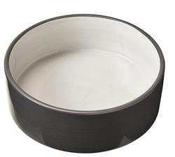 Spot 2Tone Dog Dish Grey; 1ea-7 in