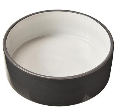Spot 2Tone Dog Dish Grey; 1ea-7 in
