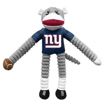 New York Giants Team Sock Monkey Pet Toy