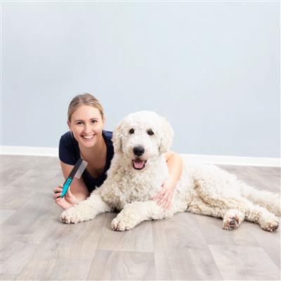 Pet Grooming Rake, Fine Teeth