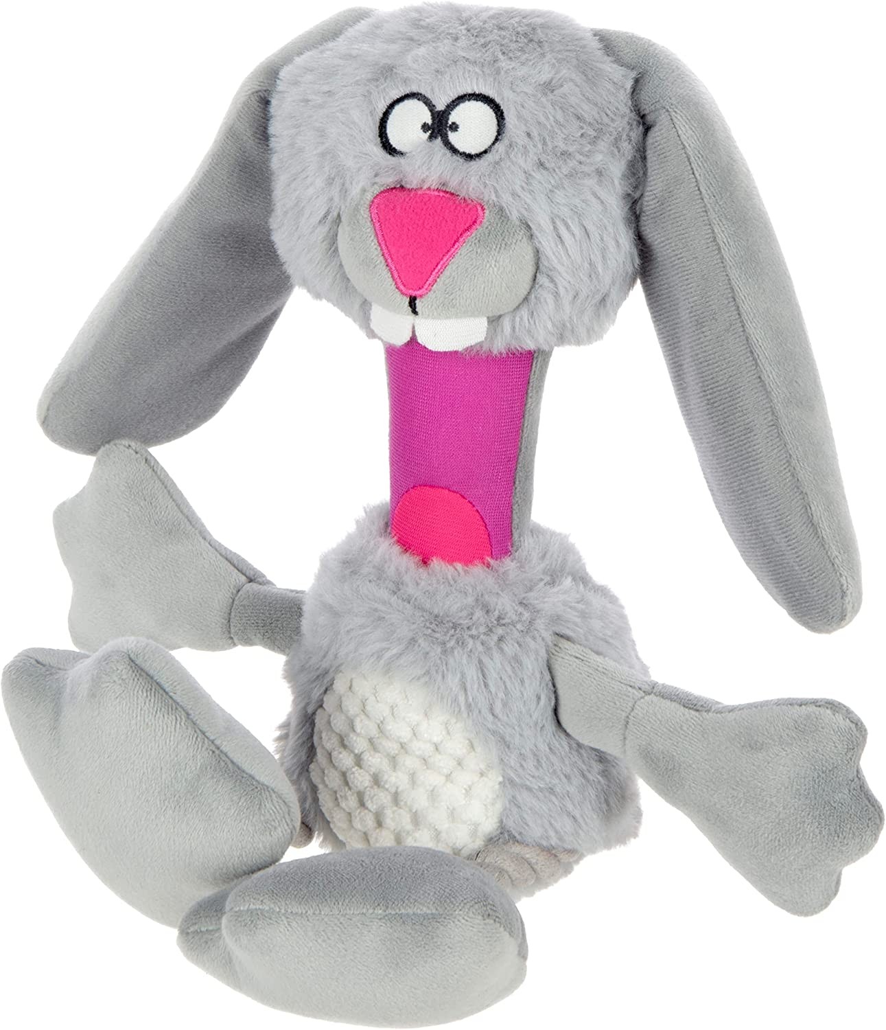 goDog Multi Tugs Rabbit Grey Small