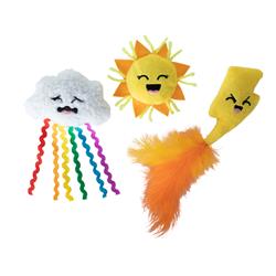 Purr-fect Weather Mini Cat Toys Set of 3