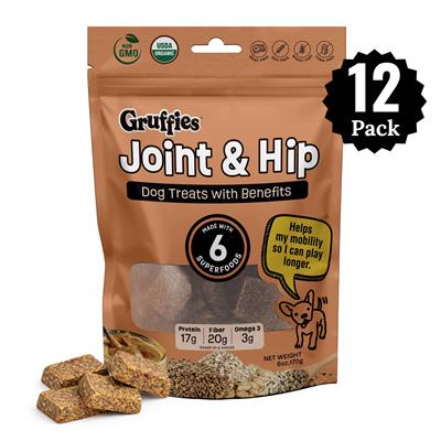 Gruffies Joint & Hip 6 oz Bags (12 Pack)