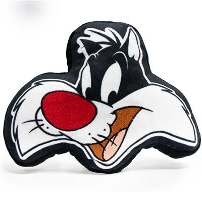 Sylvester the Cat Face Pet Toy, Plush, Looney Tunes Dog Toy