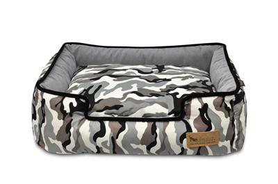 White Camouflage Lounge Bed
