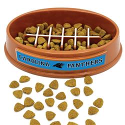 NFL Carolina Panthers Football Slow Feeder Bowl