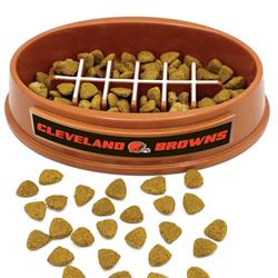 NFL Cleveland Browns Football Slow Feeder Bowl