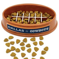 NFL Dallas Cowboys Football Slow Feeder Bowl