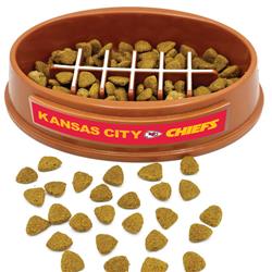NFL Kansas City Chiefs Football Slow Feeder Bowl