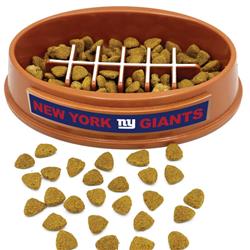 NFL New York Giants Football Slow Feeder Bowl