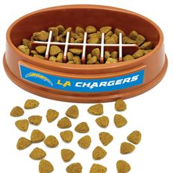 NFL Los Angeles Chargers Football Slow Feeder Bowl
