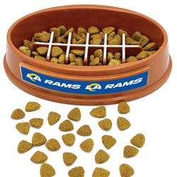 NFL Los Angeles Rams Football Slow Feeder Bowl