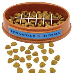 NFL Tennessee Titans Football Slow Feeder Bowl