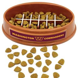 NFL Washington Commanders Football Slow Feeder Bowl