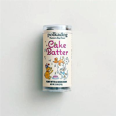 Polka Dog Bakery Dog Cake Batter Nuggets 2.5oz. Tube (3pack)