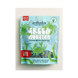Polka Dog Bakery Dog Green Monstah Bits 7oz. Pouch