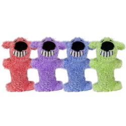 Multipet Loofa Dog FOR Cats, Cat Toy 3", Assorted Colors