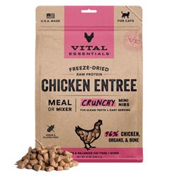 Vital Essentials Cat Freeze Dried Mini Nibs Chicken 12oz.