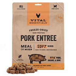 Vital Essentials Cat Freeze Dried Mini Nibs Pork 12oz.