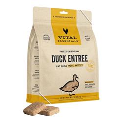 Vital Essentials Cat Freeze Dried Mini Patties Duck 8oz.