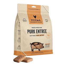 Vital Essentials Cat Freeze Dried Mini Patties Pork 8oz.