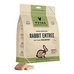 Vital Essentials Cat Freeze Dried Mini Patties Rabbit 8oz.