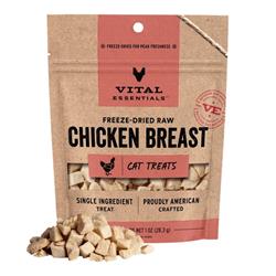 Vital Essentials Cat Freeze-Dried Treat Chicken Breast 1oz.