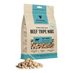 Vital Essentials Dog Freeze Dried Nibs Beef Tripe 14oz.