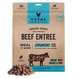 Vital Essentials Dog Freeze-Dried Mini Nibs Beef 25oz.