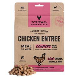 Vital Essentials Dog Freeze-Dried Mini Nibs Chicken 5.5oz.