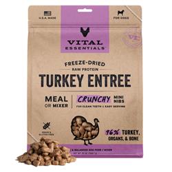 Vital Essentials Dog Freeze-Dried Mini Nibs Turkey 25oz.