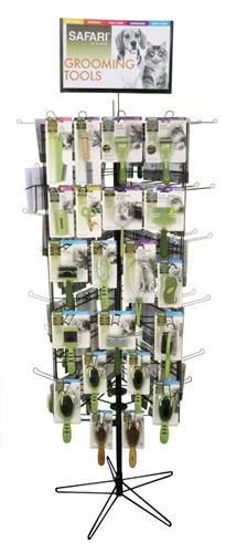 Safari® Floor Spinner Display, 128 PCS
