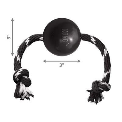 KONG® Extreme Ball w/Rope Lg 