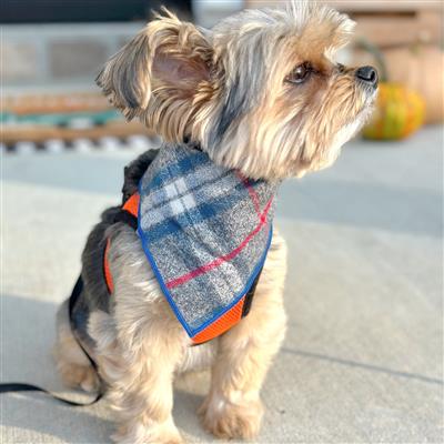 Fall Bandana, Plaid Bandana, Flannel Dog Bandana, High Quality Luxe Fabric